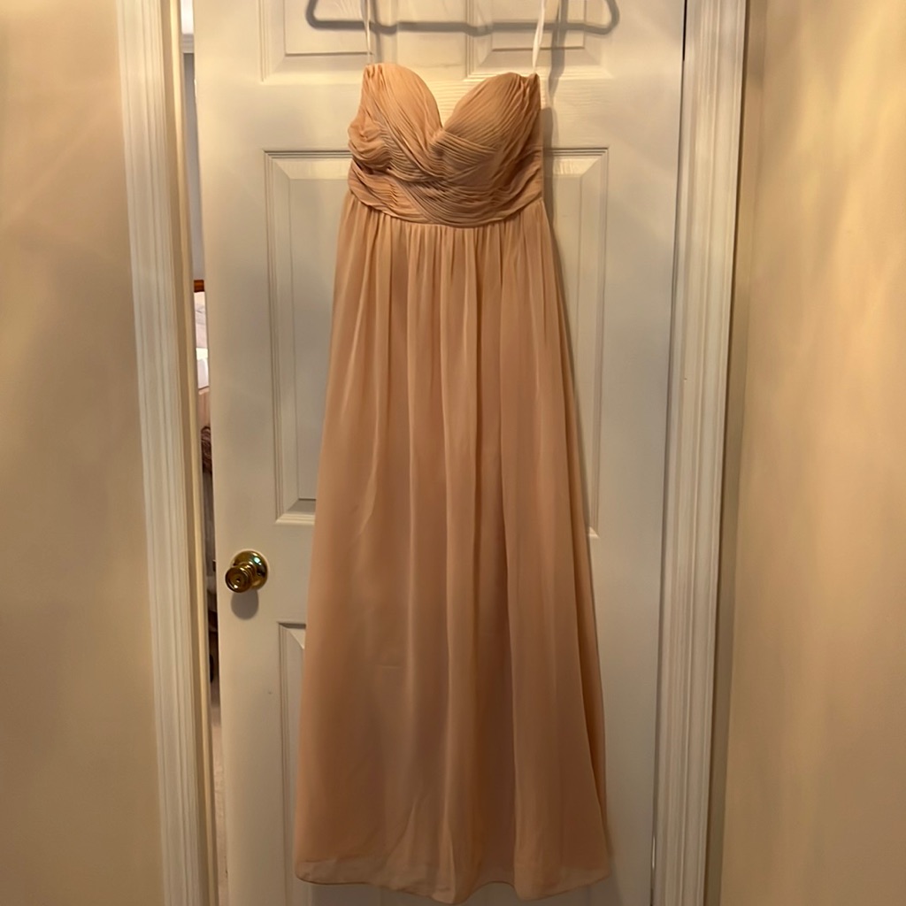 Revelry Kennedy Chiffon Pink Bridesmaid Dress